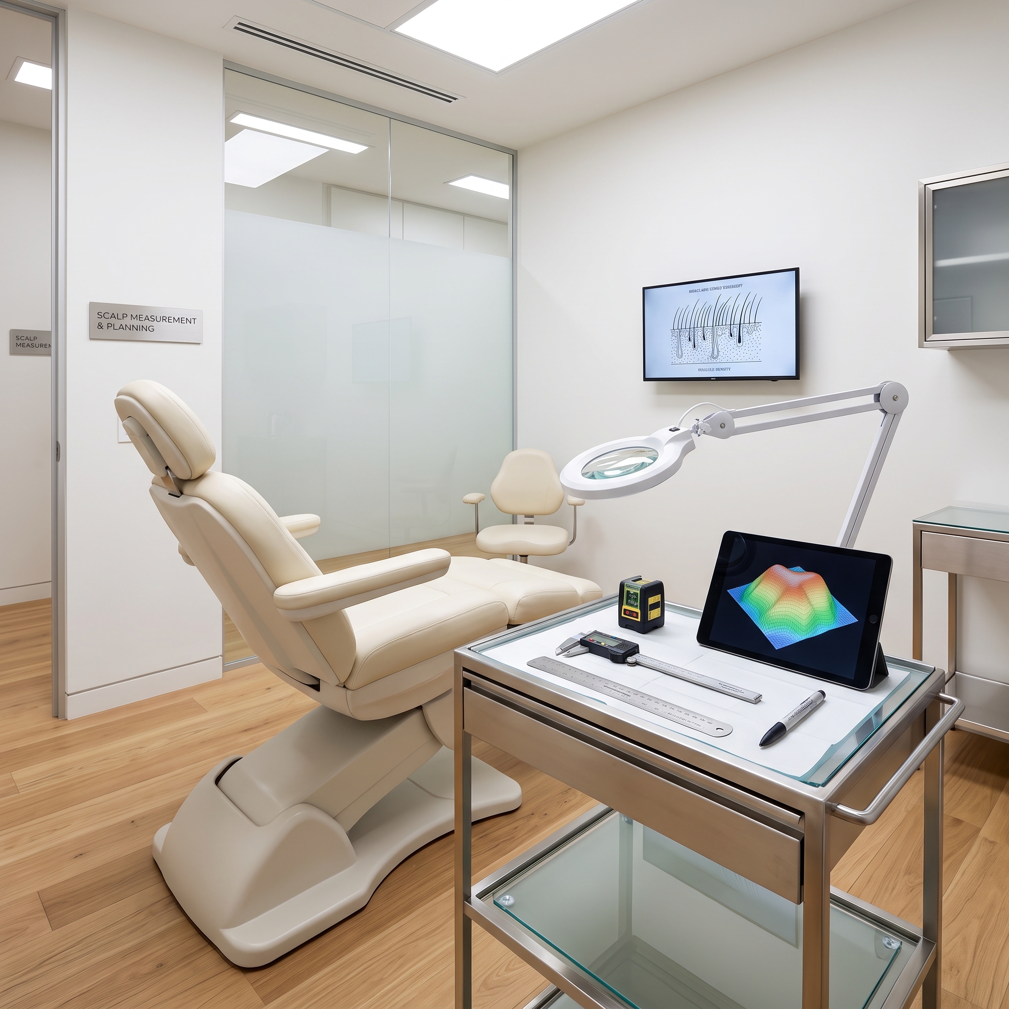 Hair Transplant — partner clinic environment
